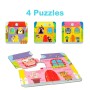 Puzzle Lisciani Carotina Baby Ferme 4 en 1 16 x 1 x 16,5 cm (12 Unités)