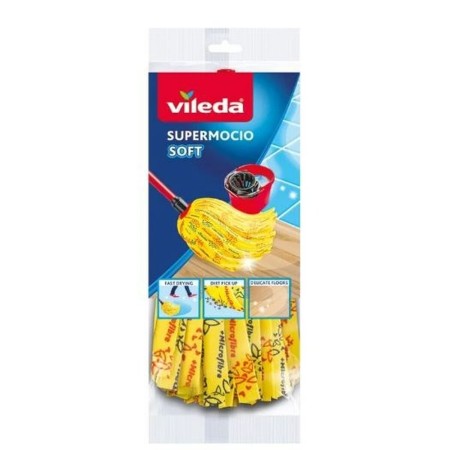 Recambio Vileda SuperMocio Soft Fregona Amarillo (1 unidad)