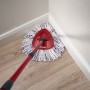 Mop with Bucket Vileda 167751 Noir Rouge Microfibre Plastique