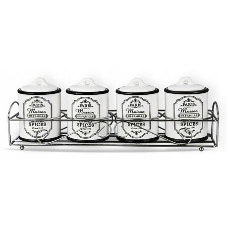 Set de 4 Boites Feel Maestro MR-20001-04CS Blanc Céramique 0,2 L (5 Pièces)