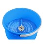 Mop with Bucket Esperanza EHS007 Bleu Blanc Microfibre