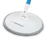 Mopa Fregona con Cubo Esperanza EHS007 Azul Blanco Microfibra