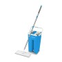 Mop with Bucket Esperanza EHS004 Bleu Blanc Microfibre