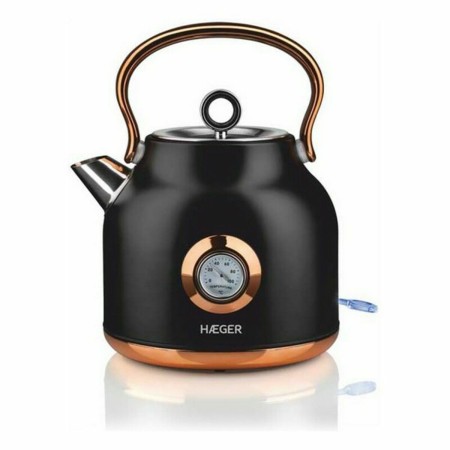 Hervidor y Tetera Eléctrica Haeger Negro Acero Inoxidable 2200 W 1,7 L (Reacondicionado C)