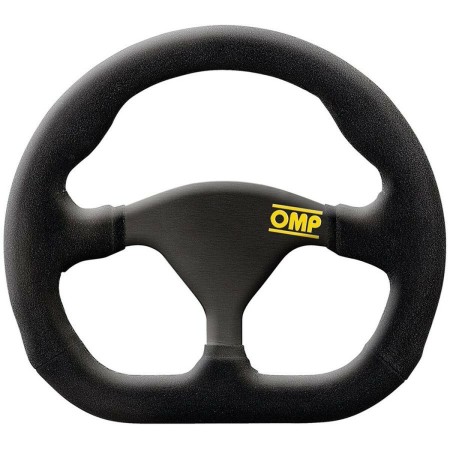 Volant Racing OMP Formula Quadro Daim Noir 25 x 23 cm