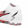 Chaussures de Football pour Adultes Puma Ultra Match+ Ll Fg/A Blanc Rouge