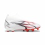 Botas de Fútbol para Adultos Puma Ultra Match+ Ll Fg/A Blanco Rojo