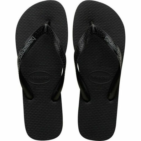 Chanclas para Hombre Havaianas Logo Filete Negro