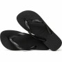 Chanclas para Hombre Havaianas Logo Filete Negro