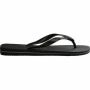 Chanclas para Hombre Havaianas Logo Filete Negro