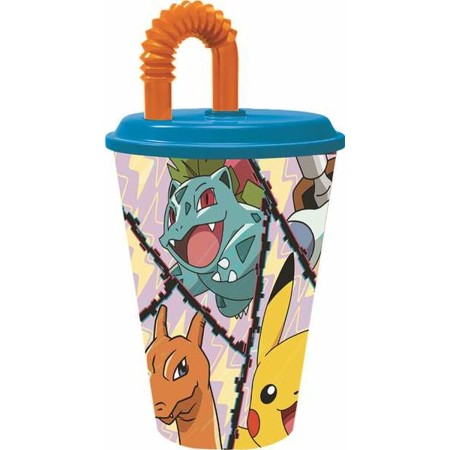 Vaso con Pajita Pokémon Distorsion 430 ml