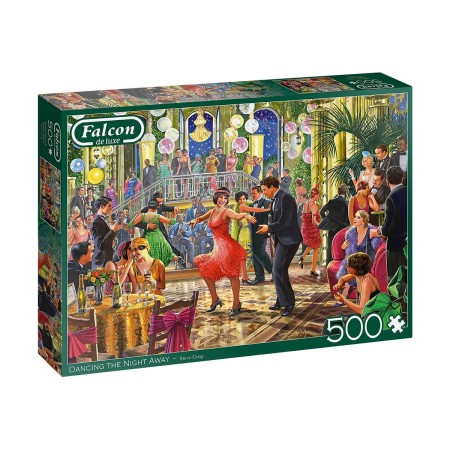 Puzzle Diset Dancing the Night Away. Falcon Deluxe 500 Pièces