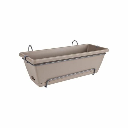 Maceta Elho Marrón 50 cm Gris Polipropileno Plástico Rectangular