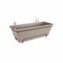 Pot Elho Marron 50 cm Gris polypropylène Plastique Rectangulaire