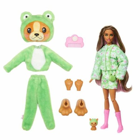 Muñeca Barbie CUTIE REVEAL CHIEN GRENOUILLE