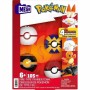 Pokeball Megablocks Équipe de dresseurs de feu Pokémon Multicolor