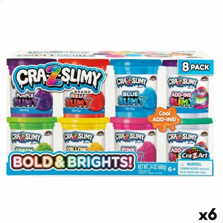 Juego de Manualidades Cra-Z-Art Bold&Brights Slime (6 Unidades)