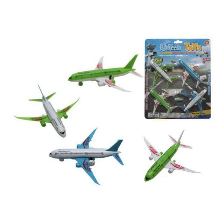 Playset Cartoon Toys Avion 4 Pièces