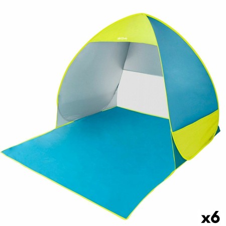 Paravent Aktive Bleu Vert Polyester 160 x 110 x 140 cm