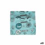 Sac à goûter Quid Graffiti Bleu Polyester (19 x 18 cm) (Pack 12x)