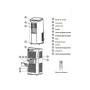 Aire Acondicionado Portátil Daitsu A PD 12X F/C Blanco