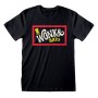 Camiseta de Manga Corta Unisex Willy Wonka Wonka Bar Negro