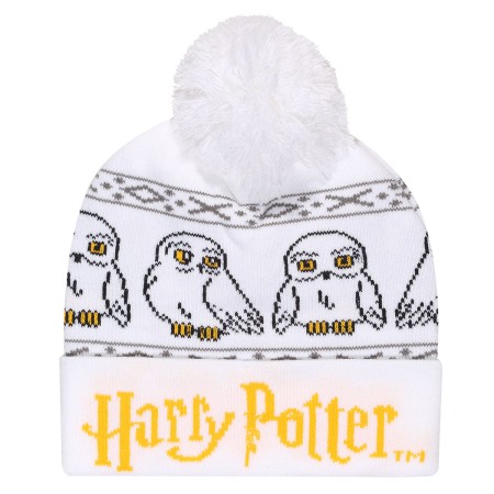 Gorro Harry Potter Hedwig Snow Beanie Blanco