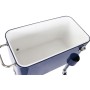 Glacière Home ESPRIT Blue marine Acier polypropylène 56 L 74 x 43 x 80 cm