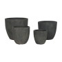 Set de Maceteros Home ESPRIT Gris Fibra Magnesio 44,5 x 44,5 x 41 cm