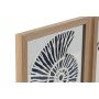 Jeu de 4 tableaux Home ESPRIT méditerranéen Marin 22 x 2 x 22 cm (4 Pièces)