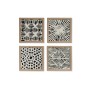 Juego de 4 cuadros Home ESPRIT Moderno 22 x 2 x 22 cm (4 Piezas)