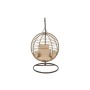 Fauteuil de jardin suspendu Home ESPRIT Brun foncé Marron Clair Aluminium rotin synthétique 107 x 105 x 108 cm