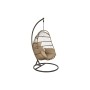 Fauteuil de jardin suspendu Home ESPRIT Brun foncé Marron Clair Aluminium rotin synthétique 92 x 66 x 119 cm