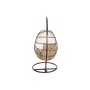 Fauteuil de jardin suspendu Home ESPRIT Brun foncé Marron Clair Aluminium rotin synthétique 92 x 66 x 119 cm