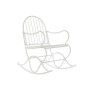 Fauteuil à Bascule Home ESPRIT Blanc Métal 60 x 90 x 96,5 cm