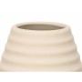 Jarrón Beige Cerámica 19 x 33 x 19 cm (4 Unidades) Rayas