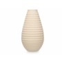 Vase Beige Céramique 22 x 44 x 22 cm (2 Unités) Rayures