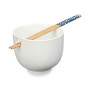 Bol Blanc Bambou 24 x 10,7 x 13,3 cm (12 Unités) Bâtons asiatico/oriental