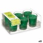 Ensemble de Bougies Parfumées 16 x 6,5 x 11 cm (12 Unités) Verre Bambou