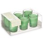 Ensemble de Bougies Parfumées 16 x 6,5 x 11 cm (12 Unités) Verre Jasmin