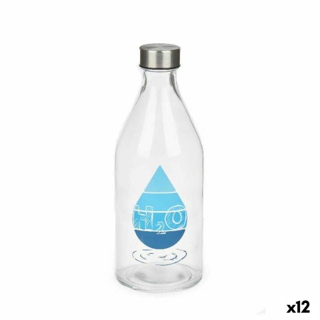 Botella H2O Vidrio 1 L (12 Unidades)