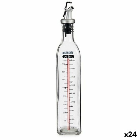 Huilier Transparent verre 500 ml (24 Unités) Compteur