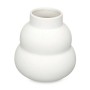 Vase Blanc Dolomite 19 x 21 x 19 cm (2 Unités) Ondes