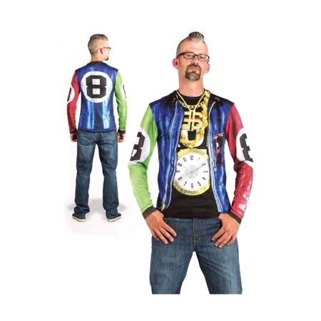 Déguisement pour Adultes Limit Costumes Homme Chemisette Rap et Hip Hop