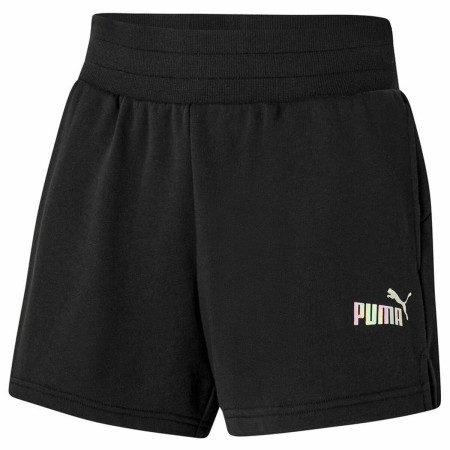 Pantalones Cortos Deportivos para Mujer Puma Essentials Nova Shine Negro Mujer