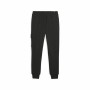 Pantalon de Survêtement pour Adultes Puma Ess+ Minimal Gold Noir Homme