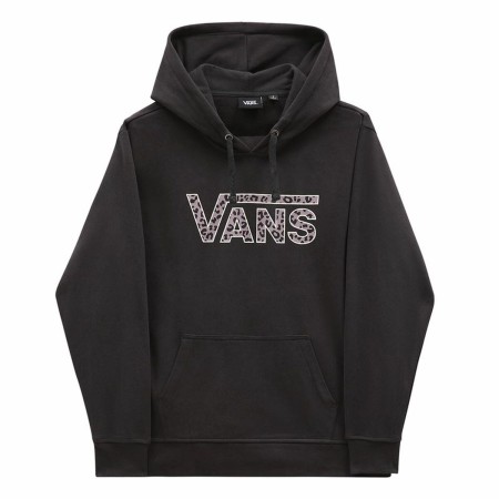 Sweat à capuche femme Vans Drop V Licorice Noir