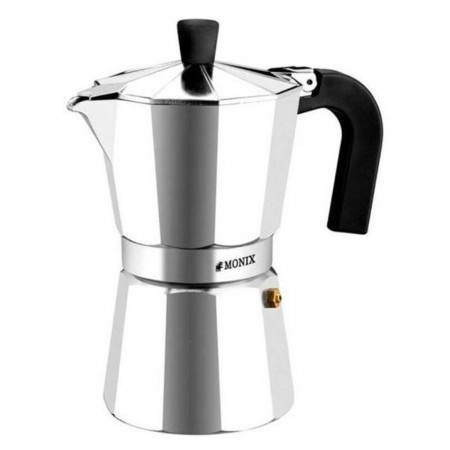 Cafetière Italienne Monix Aluminium Argenté Métal 9 Tasses