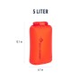 Bolsa Estanca Impermeable Deportiva Sea to Summit Ultra-Sil Rojo 5 L