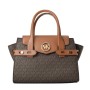Bolso Mujer Michael Kors Carmen Marrón 28 x 20 x 11 cm